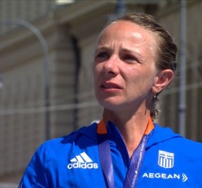 Τopwoman η  Αντιγόνη Ντρισμπιώτη - Κατέκτησε το χρυσό μετάλλιο στο Ευρωπαϊκό Πρωτάθλημα στίβου, στο βάδην (βίντεο)