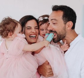 Σάκης Τανιμανίδης - Χριστίνα Μπόμπα: Μέρα χαράς για το ζεύγος - βαφτίζουν σήμερα τις δίδυμες κορούλες τους στην Μύκονο 