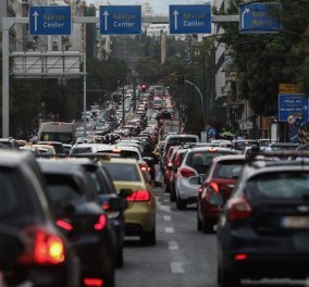 Live η κίνηση στους δρόμους: Κυκλοφοριακό κομφούζιο λόγω της απεργίας - Που υπάρχουν προβλήματα 