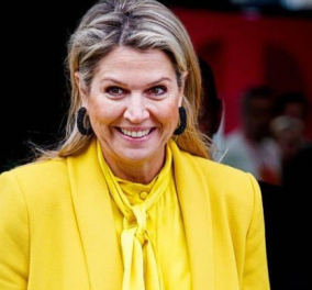 Bασίλισσα Μάξιμα της Ολλανδίας: Το total yellow look της που αγαπήσαμε - Δείτε πως θα το συνδυάσετε και εσείς