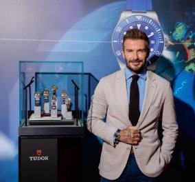 Ο David Beckham στην Αθήνα - Για την παρουσίαση του νέου μοντέλου TUDOR ''Pelagos 39'' 