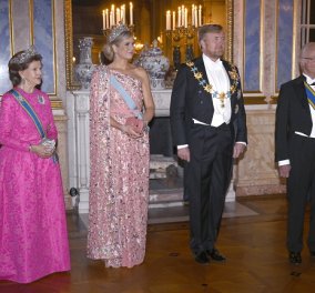 Με διαμάντι 40 καρατίων στην τιάρα της η βασίλισσα Μάξιμα - Τι φόρεσαν η βασίλισσα Σίλβια και οι πριγκίπισσες Βικτώρια & Σοφία (φωτό)