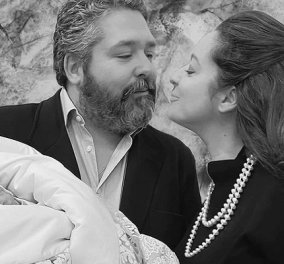 Η πρώτη φωτό του νεογέννητου Ρώσου πρίγκιπα: Στην αγκαλιά του Μέγα Δούκα ο μπέμπης - δίπλα η μαμά πριγκίπισσα Victoria Romanovna