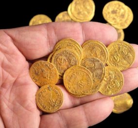 Σπουδαία ανακάλυψη: Θησαυρός με 44 χρυσά νομίσματα ανακαλύφθηκαν σε μυστική κρύπτη από τον 7ο αιώνα
