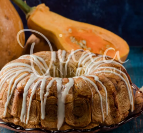 Ντίνα Νικολάου: Κολοκυθόπιτα γλυκιά με ρολάκια σφολιάτας - Θα σας συναρπάσει