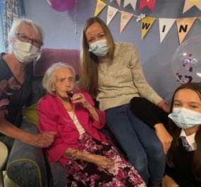 Βρετανίδα 109 ετών τρώει καθημερινά για πρωινό σάντουιτς με μπέικον – Δεν αποχωρίζεται τα μαργαριτάρια της και αγαπά τη ζωή 