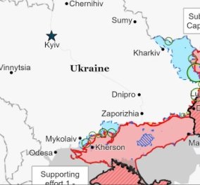 Η ουκρανική αντεπίθεση «σβήνει» τις ρωσικές προσαρτήσεις – Ο Πούτιν έχασε 4.000 τετραγωνικά χιλιόμετρα