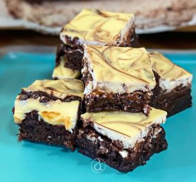 Αργυρώ Μπαρμπαρίγου: Brownies με τυρί κρέμα - ένα εύκολο γλύκισμα που θα τους ξετρελάνει όλους στο σπίτι 