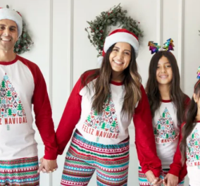 Cute matching πιτζάμες για όλη την οικογένεια - Απίστευτα Χριστουγεννιάτικα σχέδια (φωτό) 