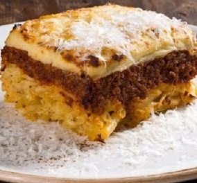 Συνταγή για παστίτσιο από τον Γιάννη Λουκάκο - το φαγητό που λατρεύουν μικροί και μεγάλοι (βίντεο)