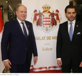 Στην Ελλάδα ο πρίγκιπας Αλβέρτος του Μονακό - Μίλησε σε συνέδριο του Economist στο Καβούρι (φωτό)
