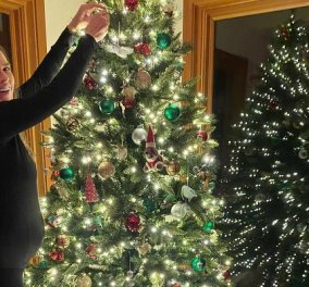 Τρισευτυχισμένη 48χρονη έγκυος η Χίλαρι Σουάνκ - «All I want for Christmas is you» (φωτό)
