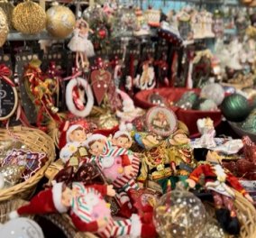 Ένα «ταξίδι» στην ιστορία των Χριστουγέννων, με vintage στολίδια - φτάνουν στη Θεσσαλονίκη από κάθε γωνιά της Ευρώπης (φωτό)
