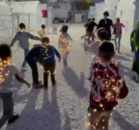 Η άλλη πλευρά των Χριστουγέννων: Ένα βιντεάκι που θα σας ζεστάνει τις καρδιές με αυτά τα προσφυγόπουλα - χαίρονται με τα λίγα 