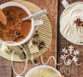Ντίνα Νικολάου: Σοκολάτα ρόφημα, λευκή και μαύρη - η απόλυτη εμπειρία των γιορτών!