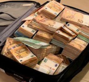 Υπόθεση Καϊλή: Η αστυνομία κυκλοφόρησε φωτογραφίες με τα λεφτά – Η γεμάτη βαλίτσα και τα κουτιά με τα χρήματα (φωτό)