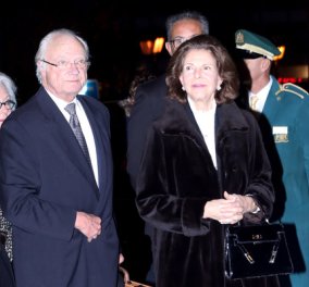 Κηδεία Κωνσταντίνου: Στην Αθήνα ο βασιλιάς Κάρολος Γουσταύος της Σουηδίας & η σύζυγός του - Το γούνινο παλτό της βασίλισσας Σίλβια (φωτό)