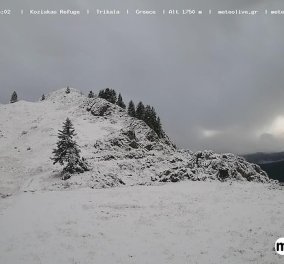 Έπεσαν τα πρώτα χιόνια της χρονιάς στα χιονοδρομικά κέντρα της Βόρειας Ελλάδας - Δείτε φωτό