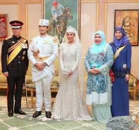 Tην έλουσαν στο χρυσάφι, τις πέρλες και τα διαμάντια: Ο γάμος της πριγκίπισσας του Μπρουνέι με τον πρώτο της ξάδερφο - Μια εβδομάδα, 8 γαμήλιες τελετές 