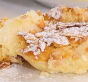 Στέλιος Παρλιάρος: Ψητή κρέμα λεμονιού - ένα εύκολο γλύκισμα με φινετσάτη γεύση αμυγδάλου