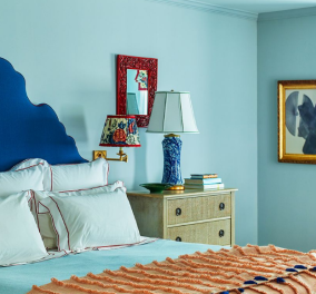 Θαλασσί, μώβ ή γκρι με κεραμιδί; 45 συνδυασμοί χρωμάτων για την κρεβατοκάμαρα σας - Φτιάξτε το υπνοδωμάτιο των ονείρων σας  