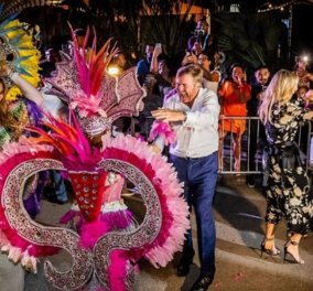 Ο σέξι χορός της βασίλισσας Μάξιμα, ακολουθεί ο βασιλιάς Γουλιέλμος Αλέξανδρος - Χρώμα και ενέργεια στην Αρούμπα (φωτό & βίντεο)