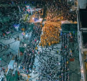Πατρινό Καρναβάλι για πάντα: Έγινε η νύχτα μέρα! Δείτε εντυπωσιακές φωτο από Drone