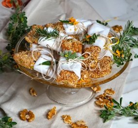 Ντίνα Νικολάου: Παστέλι με σουσάμι, αμύγδαλα και φυστίκια - τα ξύσματα από πορτοκάλι & λεμόνι απογειώνουν την γεύση του