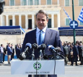 Κυρ. Μητσοτάκης: "Στη σκιά μιας εθνικής τραγωδίας ο φετινός εορτασμός της 25ης Μαρτίου" - Το μήνυμα του πρωθυπουργού (βίντεο)