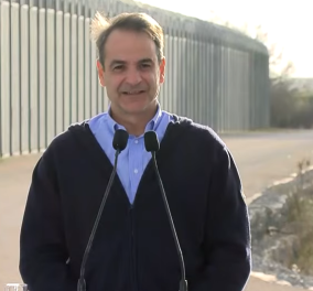 Κυριάκος Μητσοτάκης από τον Έβρο: «Εθνική εξαίρεση η στάση του ΣΥΡΙΖΑ για την κατασκευή του» - Υπέγραψε επέκταση 35χλμ. του φράχτη (βίντεο)