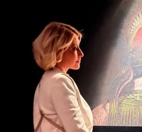 Σία Κοσιώνη: Εκτασιασμένη μπροστά στα κουστούμια της έκθεσης στο Μουσείο της Ακρόπολης - Τι είδε η δημοσιογράφος; (φωτό)