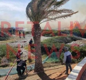 Συναγερμός στην Κρήτη: Ανεξέλεγκτη φωτιά στα Μάλια - Μεγάλη κινητοποίηση της πυροσβεστικής (βίντεο)