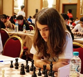 Top young woman η μόλις 11 ετών Ευαγγελία Σίσκου - στέφθηκε παγκόσμια πρωταθλήτρια στο σκάκι (φωτό)