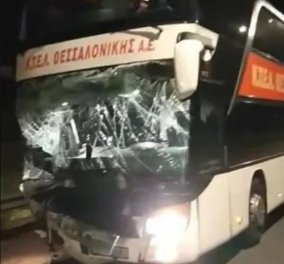 Τραγικό δυστύχημα στον Πλαταμώνα: ΚΤΕΛ συγκρούστηκε δύο ΙΧ - Ένας νεκρός & έξι τραυματίες (βίντεο)