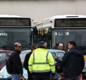 Χωρίς λεωφορεία και τρόλεϊ: Στάση εργασίας από τις 11.00 έως τις 16.00 – Τέταρτη μέρα κινητοποιήσεων
