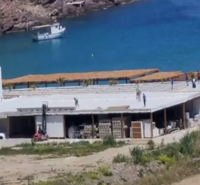 Μύκονος: Από τον Πάνορμο άρχισε το ξήλωμα των αυθαίρετων κατασκευών - Το beach bar με τα παράνομα 500 τετραγωνικά (βίντεο)
