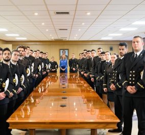 Μελίνα Τραυλού: "Το μέλλον της ναυτιλίας είναι οι άνθρωποί της" - Η πρόεδρος της ΕΕΕ υποδέχθηκε σπουδαστές από τις ΑΕΝ