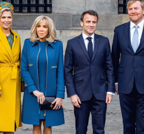 Όταν η υπέρκομψη βασίλισσα Μάξιμα της Ολλανδίας συναντά την Brigitte Μacron: Έχουμε summit meeting για τη μόδα - Δείτε φωτό