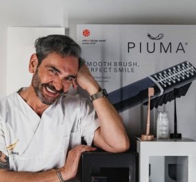 Ένα στολίδι στο μπάνιο του Κωνσταντίνου Δέδε! - Το νέο προϊόν από την Piuma Care Greece εξασφαλίζει άψογη στοματική υγιεινή & λαμπερό χαμόγελο