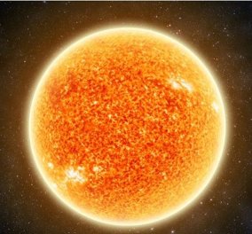 Φλεγόμενος ήλιος: Η φωτογραφία του ήλιου που συνέθεσαν με 90.000 άλλες φωτογραφίες μαζί