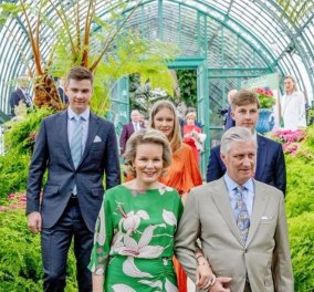 Βασιλιάς Φίλιππος και βασίλισσα Ματθίλδη του Βελγίου: Λαμπρή δεξίωση στον κήπο με αφορμή τον 10ο χρόνο στο θρόνο - Ποια royal απουσίαζε; (φωτό)