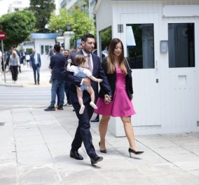 Ορκωμοσία νέας Κυβέρνησης: Νήπια, δεσποινίδες, μικροί κύριοι αλλά & το μωρό στην αγκαλιά του Κυρανάκη (φωτό)