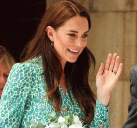 Kate Middleton: Η νέα της εμφάνιση με υπέροχο πράσινο shirt dress - Επισκέφθηκε μωράκια & παιδάκια σε ίδρυμα (φωτό)
