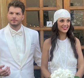 Γάμος Λούκα Γιώρκα: Το boho νυφικό της πανέμορφης δικηγόρου νύφης (φωτό - βίντεο)