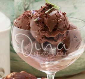 Ν Ντίνα Νικολάου μας φτιάχνει: Σορμπέ σοκολάτας - Τέλειο για τις καυτές μέρες του καλοκαιριού