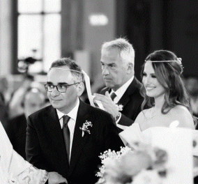 Παντρεύτηκε ο πρώην υπουργός της ΝΔ Βασίλης Κοντοζαμάνης -  Οι φωτογραφίες με την καλλονή νύφη 