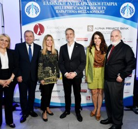 Σύσσωμη η οικογένεια Λάτση στη Θεσσαλονίκη: Μαριάννα, Εριέττα, Βύρων Βασιλειάδης για την εκδήλωση για το Κέντρο Υποστηρικτικής Φροντίδας & τους καρκινοπαθείς