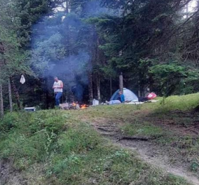 Πίνδος: Εκδρομείς άναψαν φωτιά για μπάρμπεκιου στη Βάλια Κάλντα - Ο τσαμπουκάς για να την σβήσουν με το ζόρι (φωτό)