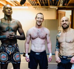 Ο Mr Facebook με κοιλιακούς φέτες - Λατρεύει τις πολεμικές τέχνες & προπονείται με πρωταθλητές του UFC (φωτό)