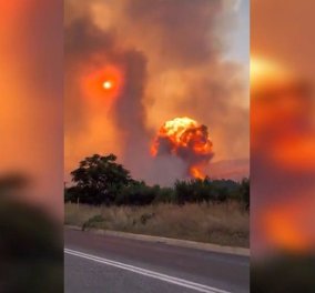 Αγχίαλος: Βίντεο - ντοκουμέντο από την πρώτη έκρηξη που έσπασε τα τζάμια καταστημάτων